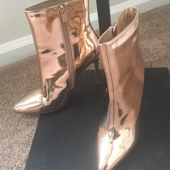 Shoes - Rose Gold Boots